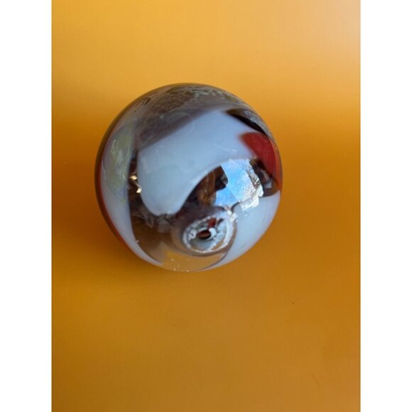 Robert Lee Fritz Studio Blown Art Glass Hanging Ball Decor Signed Dated 1982 - Picture 6 of 9